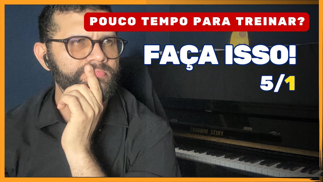 Aprenda esse exercício musical para dias CORRIDOS #pianista #tecladista