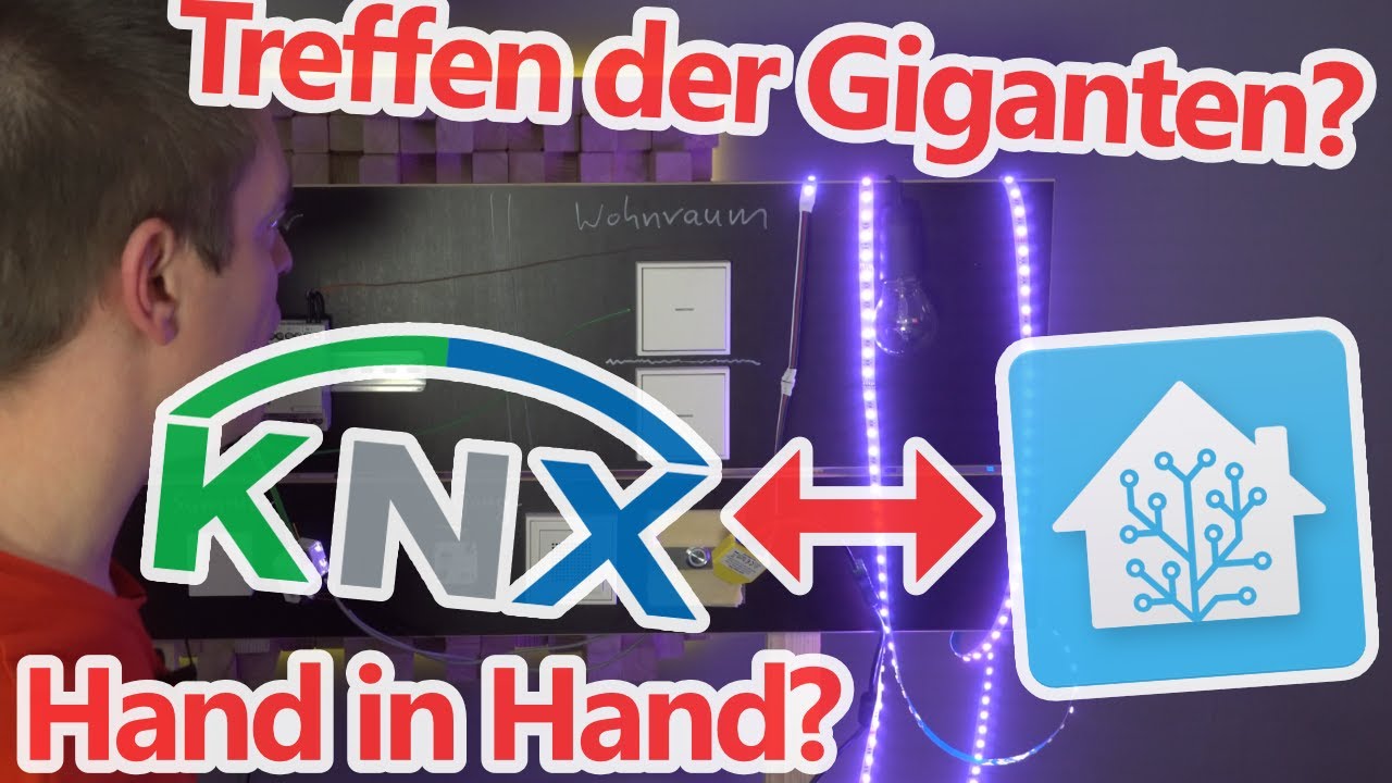 KNX und Home Assistant miteinander verbinden in beide Richtungen - Licht und Temperatur