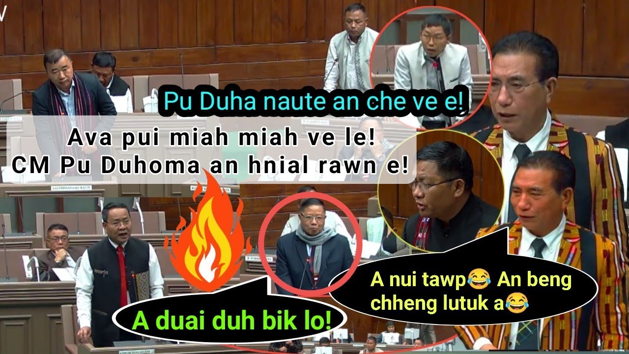 House-ah Pu Duhoma hnial rawnna ropui a thleng! Pu Duhoma naute an rawn che ve nghal! a pui teh e🔥