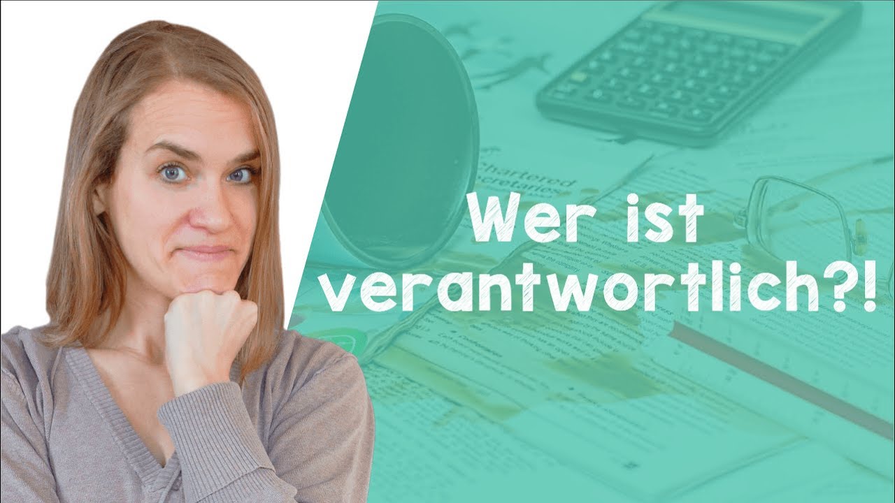 Who is responsible for this? - Learn how to talk about responsibilities in German! - B1 [with Jenny]