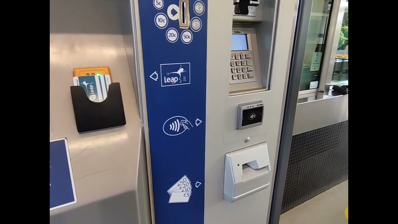 HOW TO TOP-UP LEAP CARD #Card Machine# TRAVELLING # IRELAND