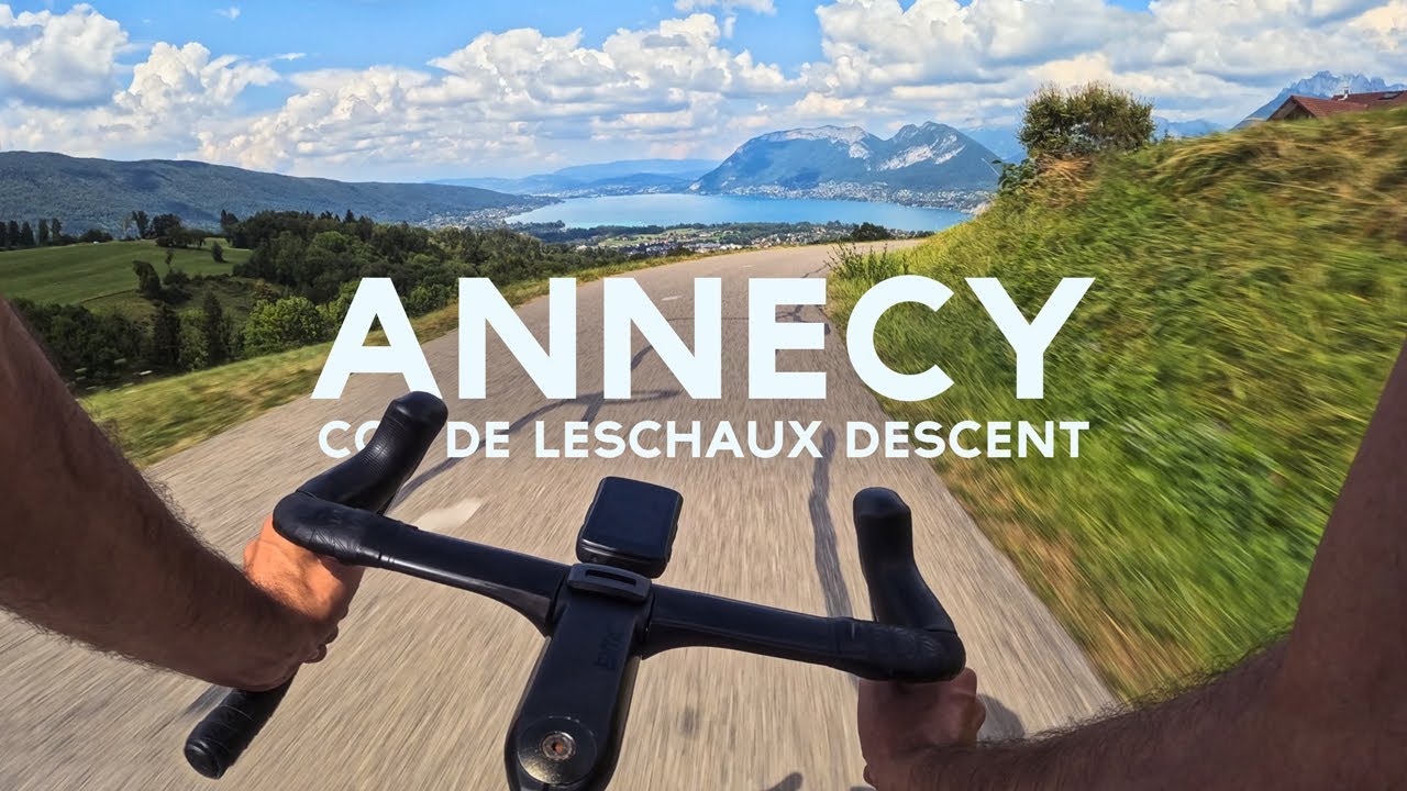 Incredible views on Lake Annecy - Col de Leschaux Downhill