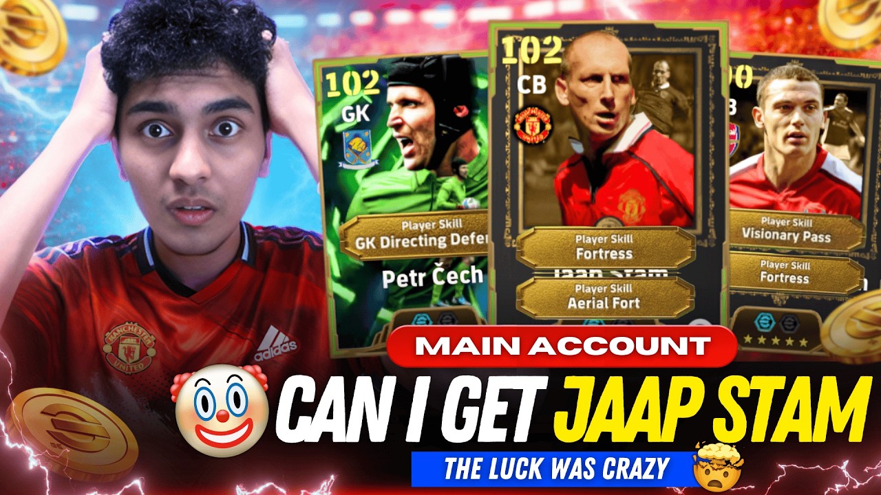 THIS IS CALLED PRIME LUCK!😍 | JAAP STAM PACK OPENING + MAIN ACCOUNT🥳 | CAN WE GET HIM?🤯 | EFOOTBALL
