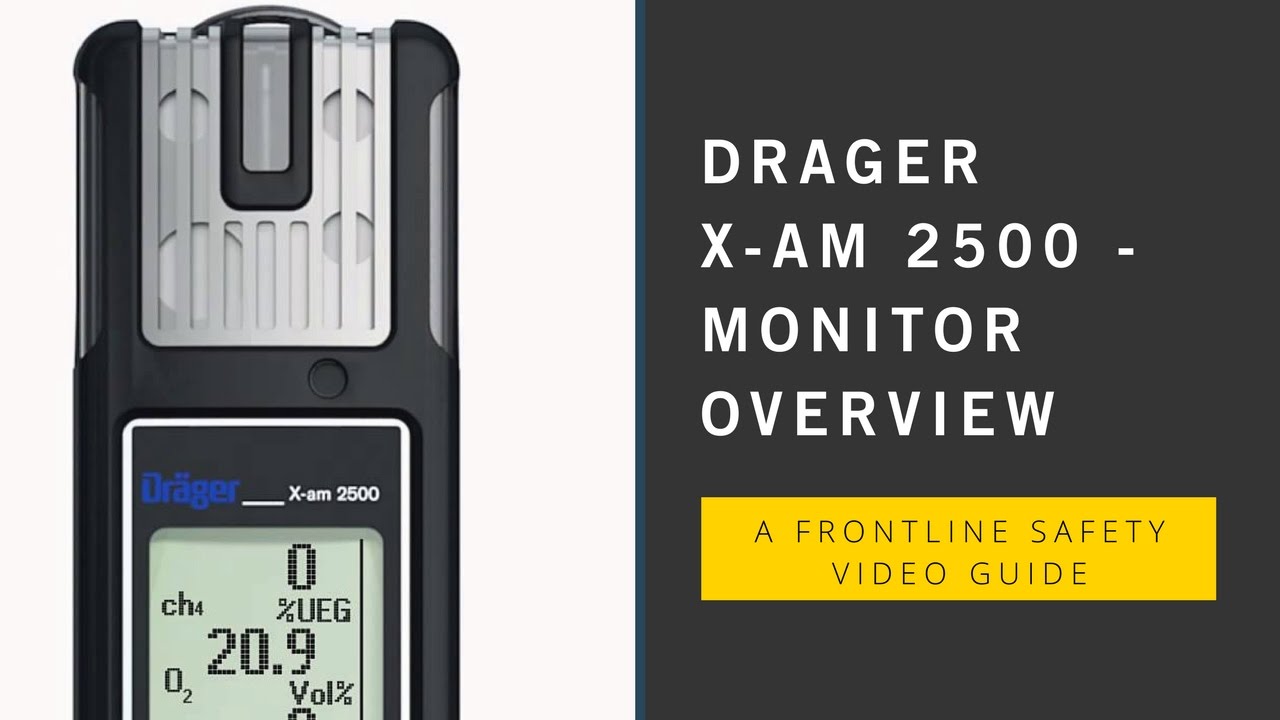 Drager X-am 2500 Multi-Gas Detector - Overview