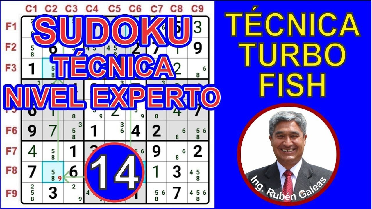 SUDOKU. Técnica de nivel experto: CADENA TURBO FISH.