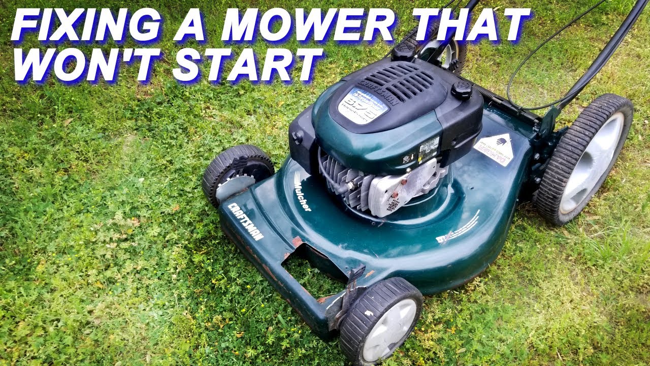 Fixing A Craftsman Mower That Won't Start