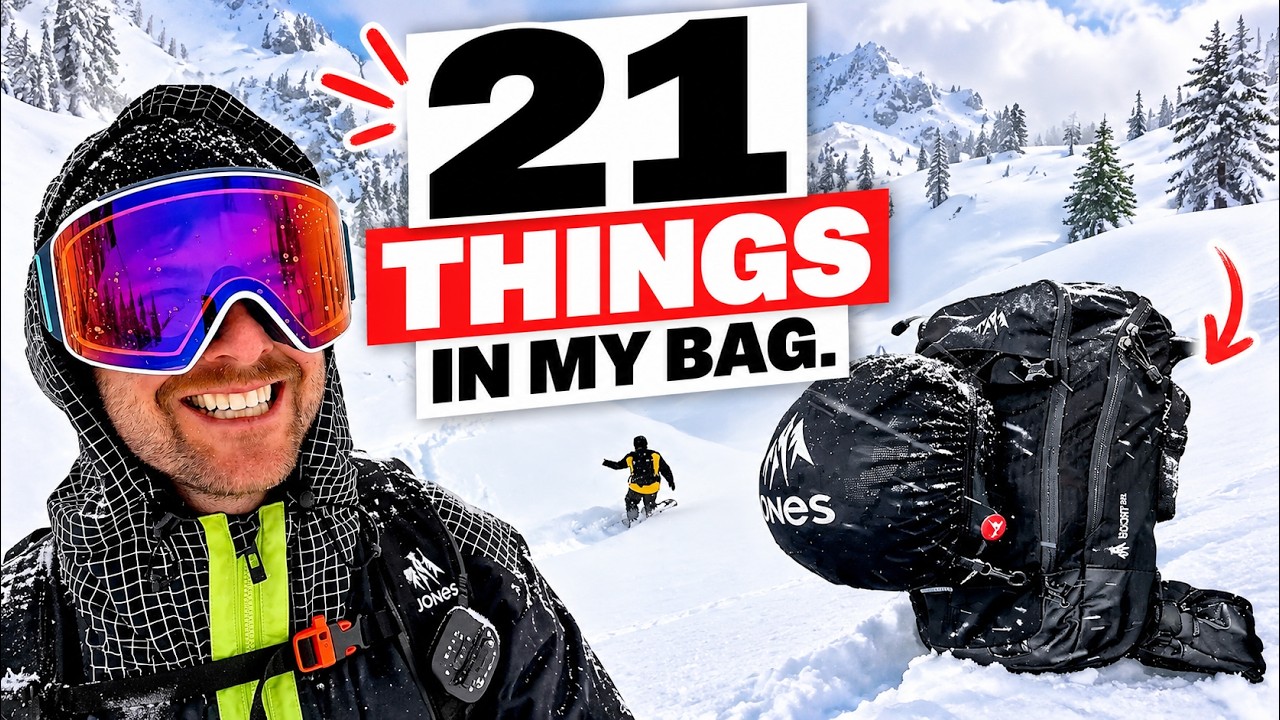 21 Things To Carry In Your Snowboard Bag