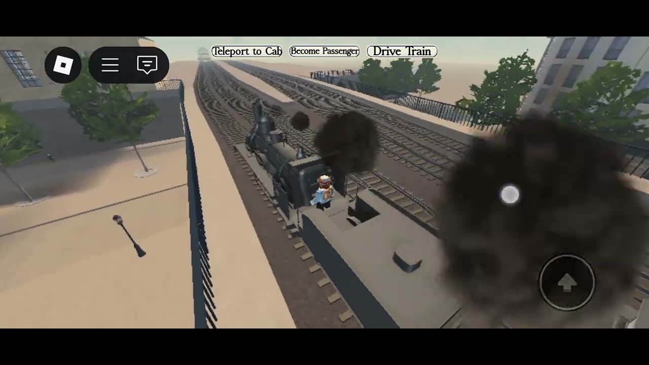 Hugo train crash 1895 remake in Roblox 