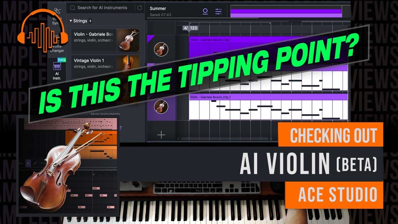 Are AI Instruments about to Transform Music Production? Checking Out AI VIOLIN by Ace Studio