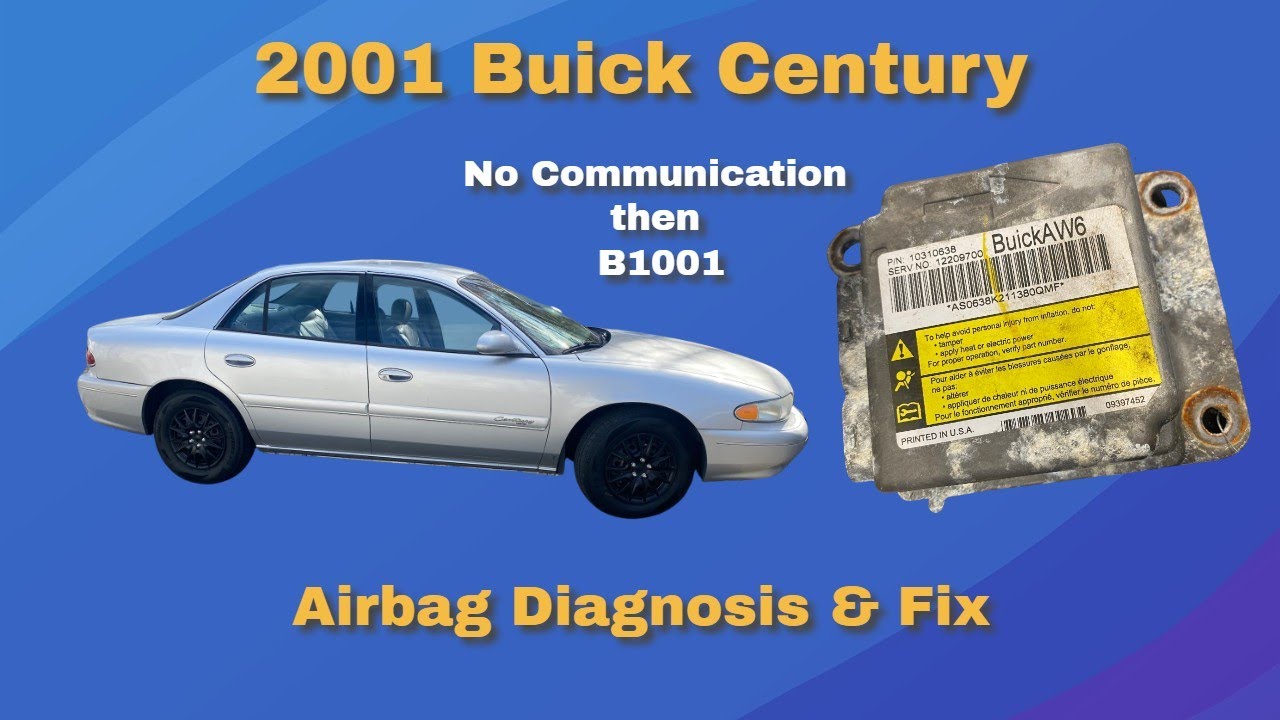 Диагностика и ремонт подушек безопасности Buick Century 2001 года