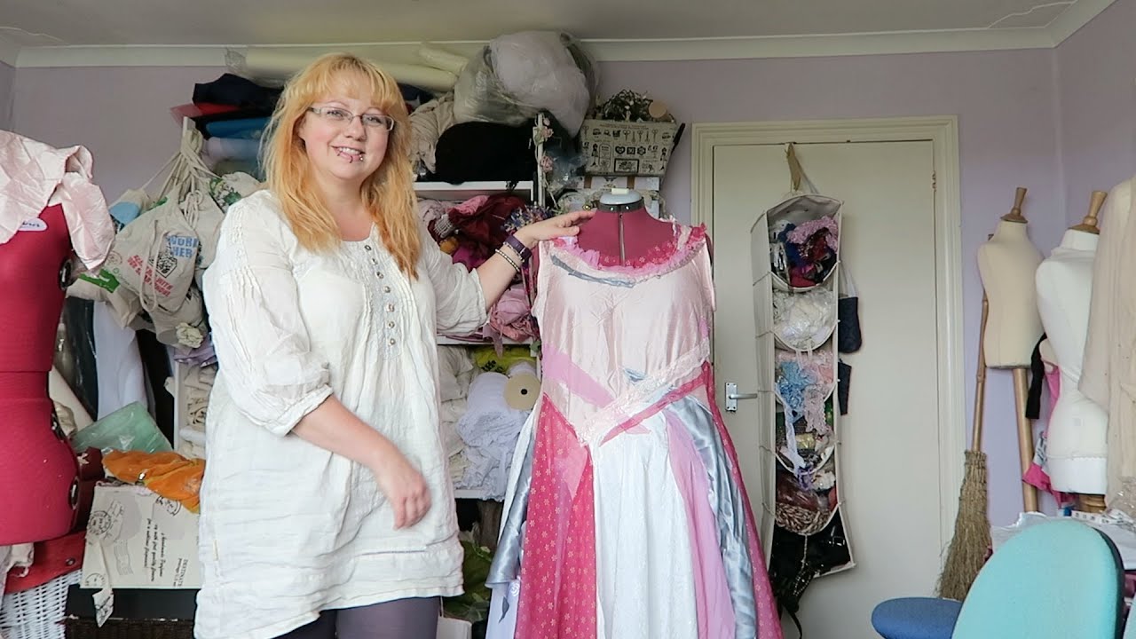 Making a pink boho summer dress