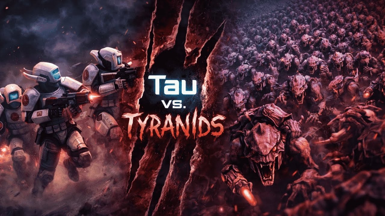 Getting Absolutely Bullied by 51 Termagants | Thentox (Tau) vs. VRP (Tyranid) WH40k: Gladius–RoW 1v1