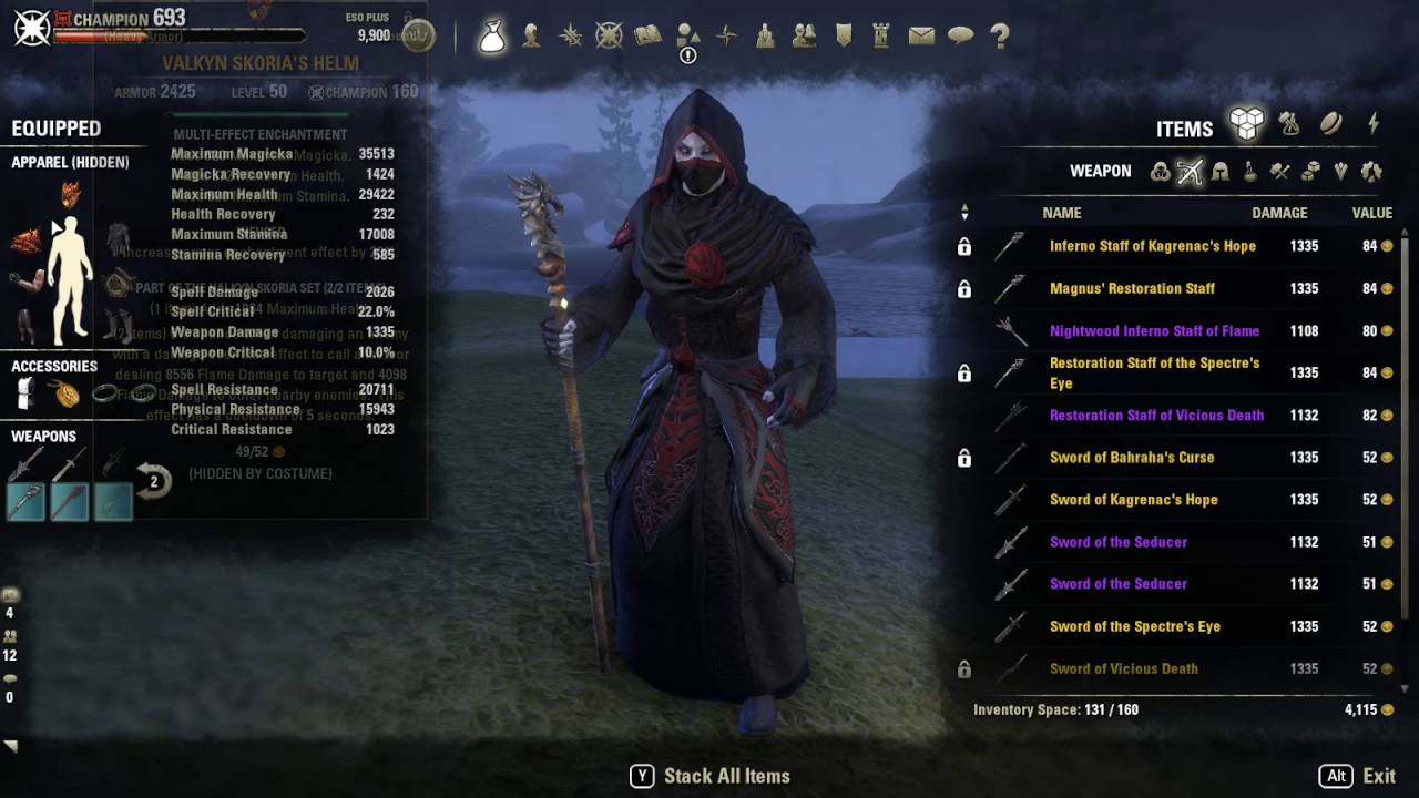 ESO Magic DK PVP Build 