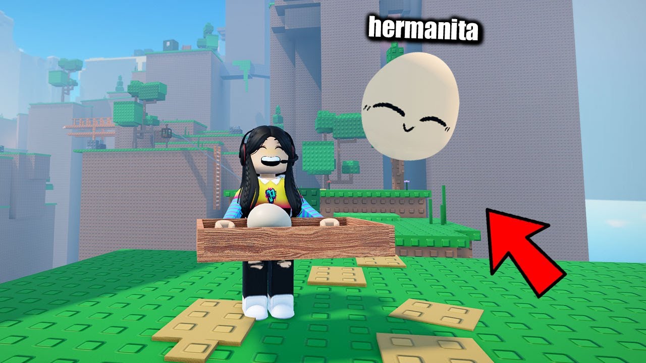 NO ROMPAS EL HUEVO EXTREMO 🥚😭 con mi hermanita en roblox | paolazgames