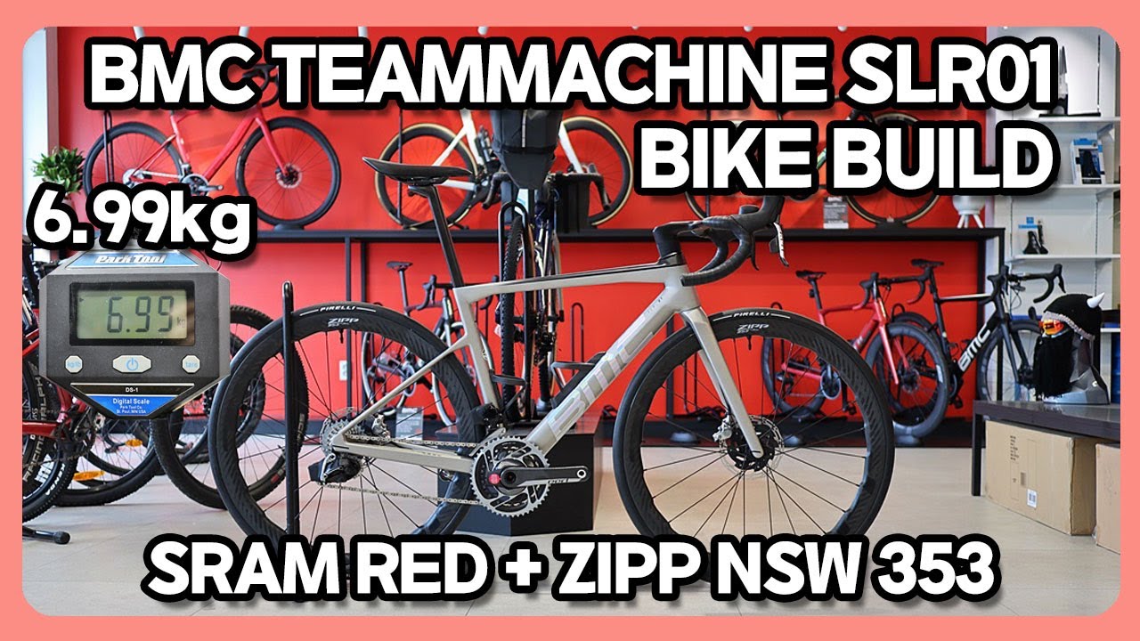 BMC 팀머신 SLR01 (스램 레드 + 집NSW353) 조립 BIKE BUILD