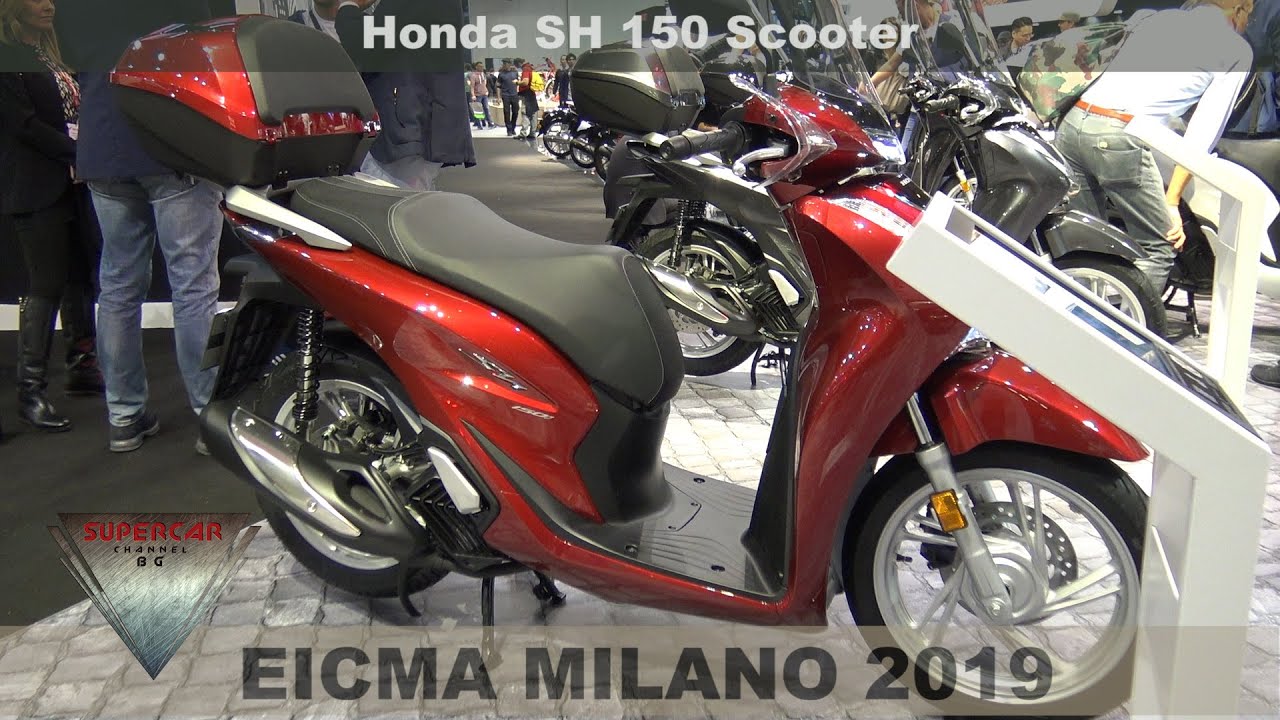 2020 Honda SH 150 Debut All New Walkaround at EICMA 2019 Fiera Milano Rho