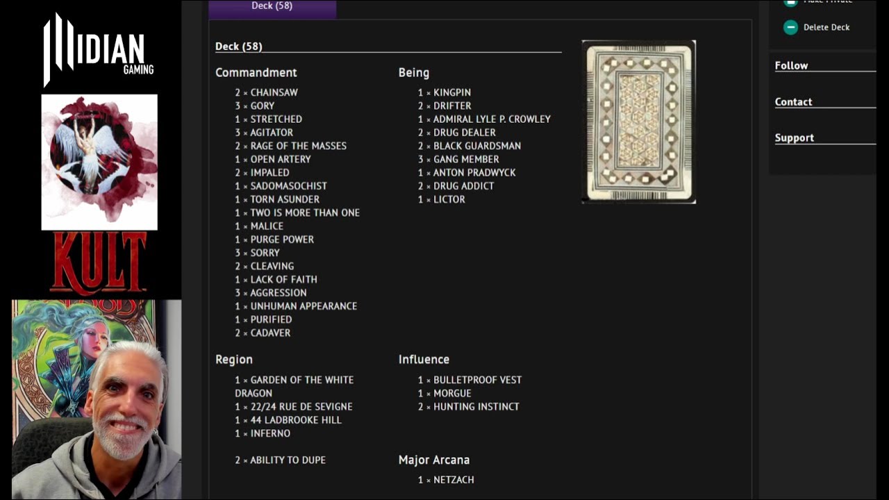 Dead CCG Series: Kult CCG - Making a Netzach deck