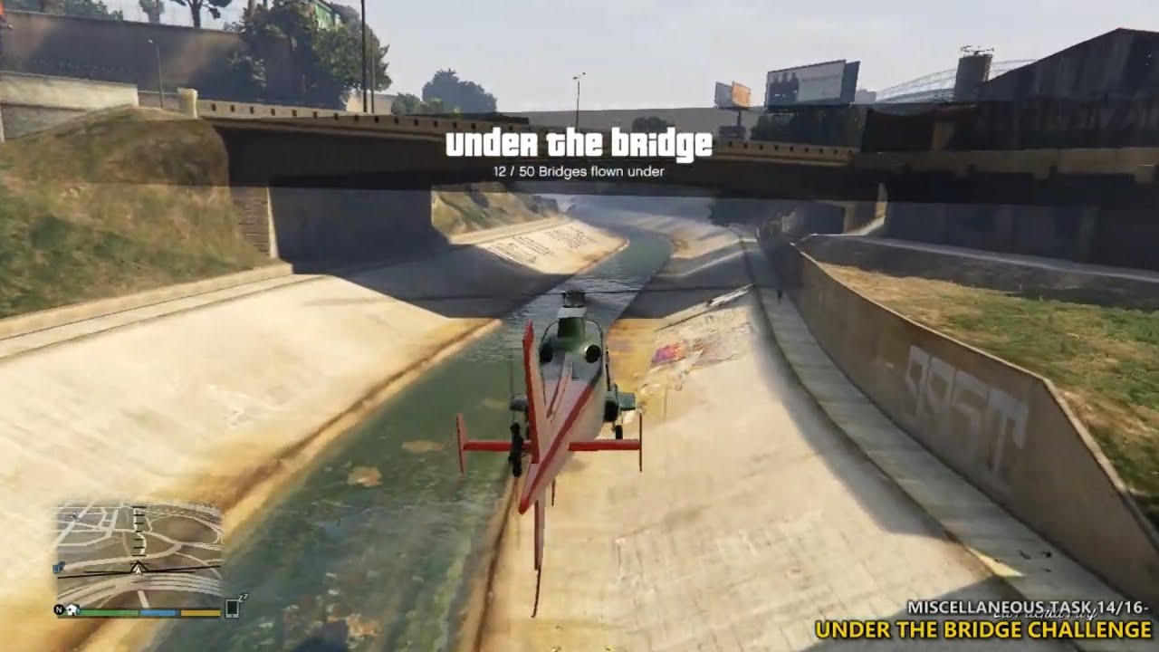 GTA 5 : Under The Bridge Challenge (Miscellaneous Task)