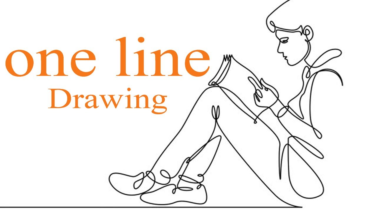 learn how to drawing by one line - 100%