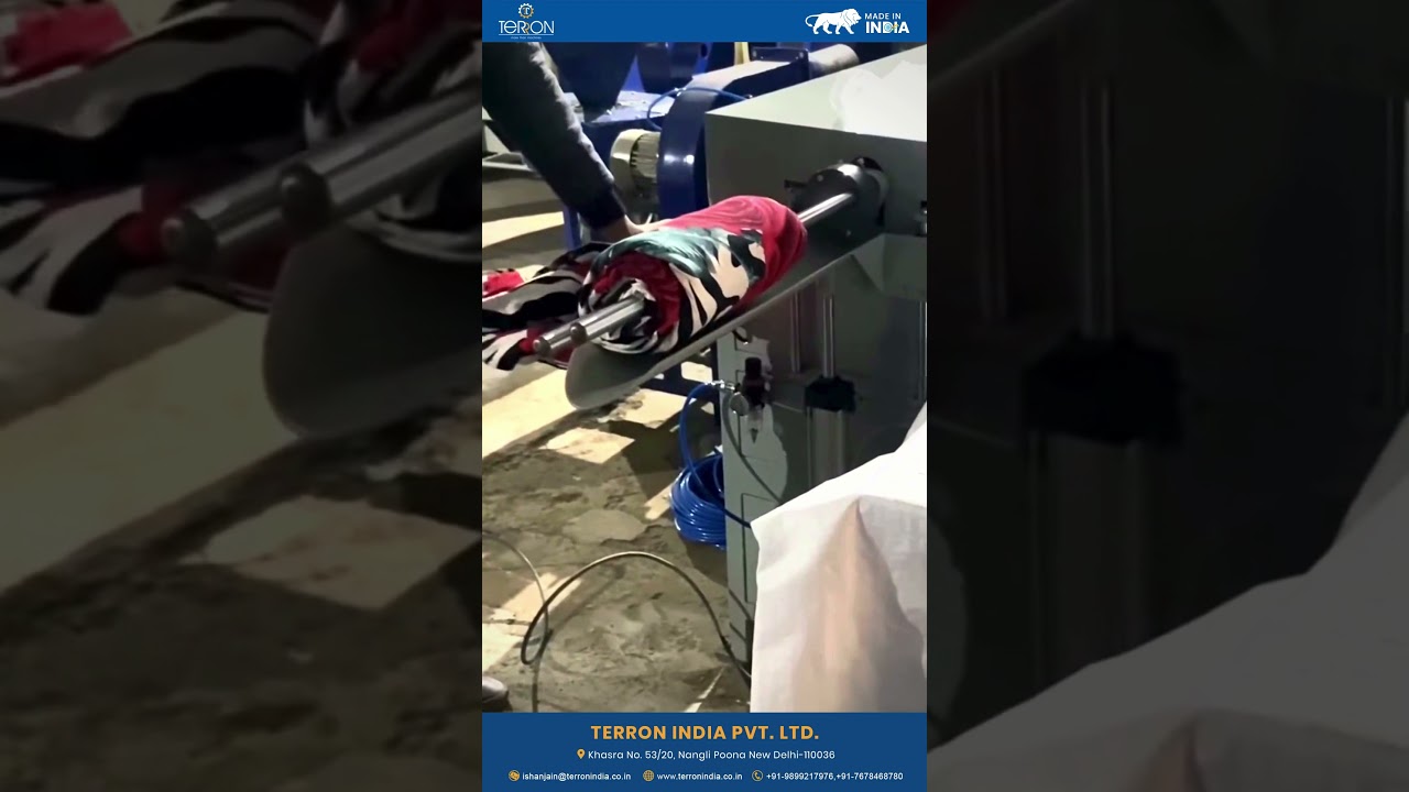 Quilt Roll Packing Machine | Terron India | Packaging Machine | Machinery Manufacturing | Roll |