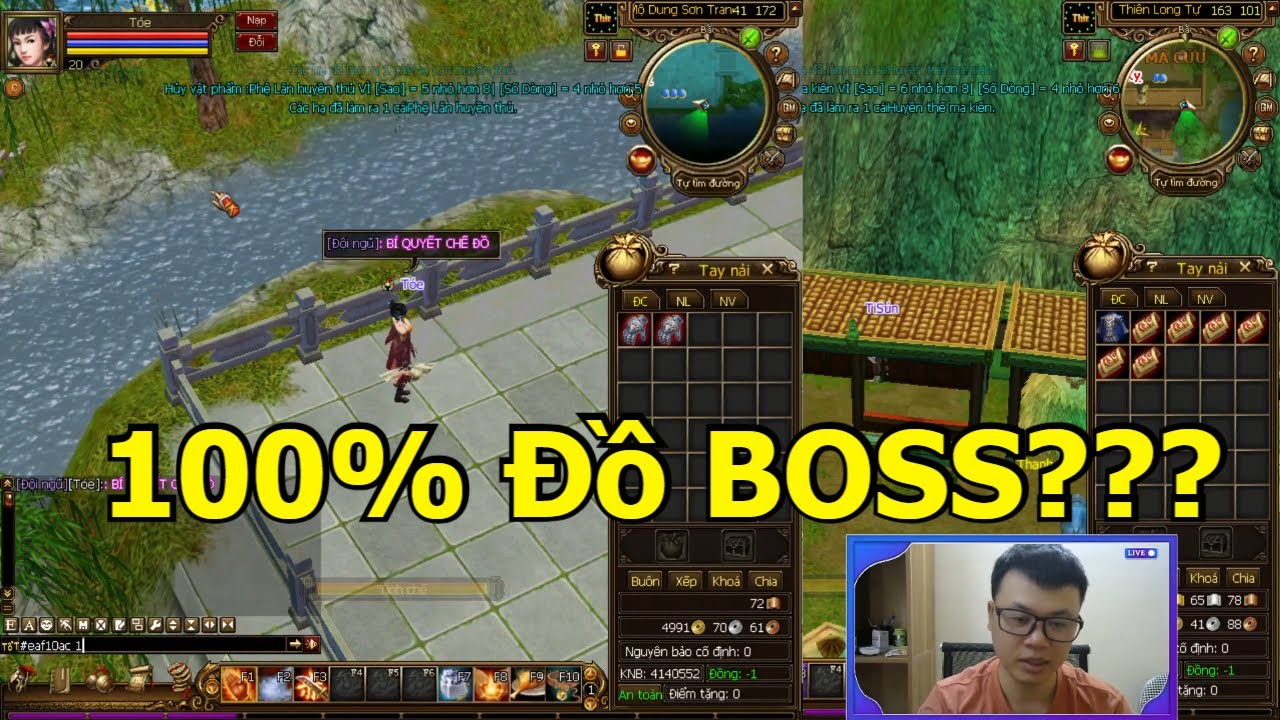Cách chế đồ boss