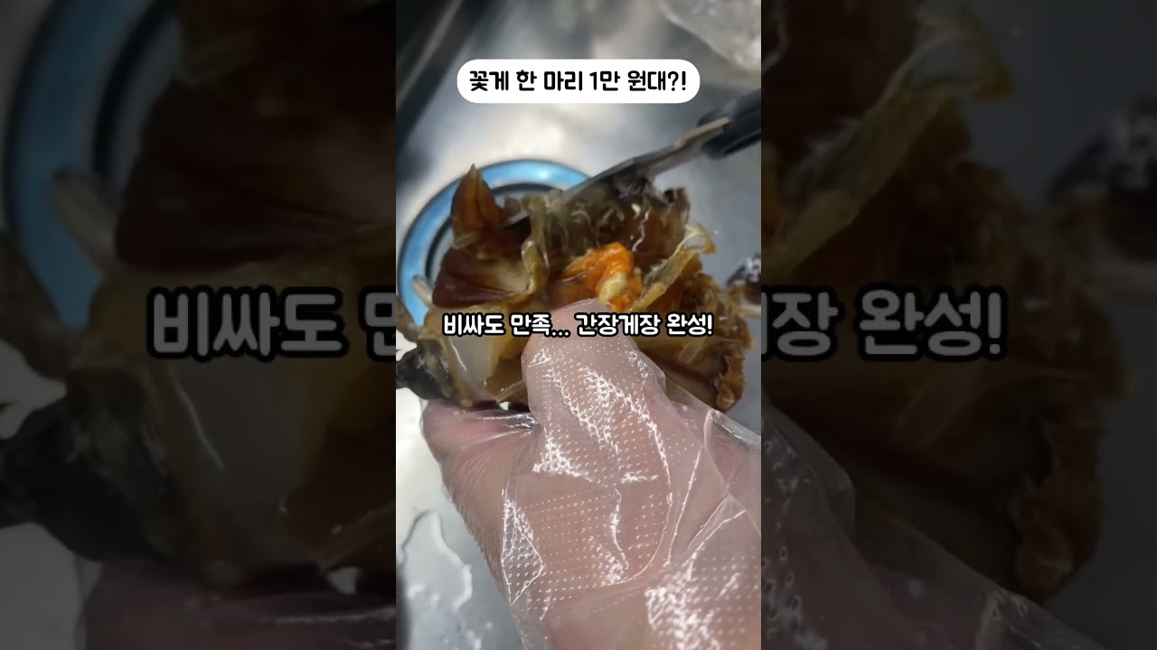 꽃게 한 마리 1만 원?! Crab for 10,000 won each?!