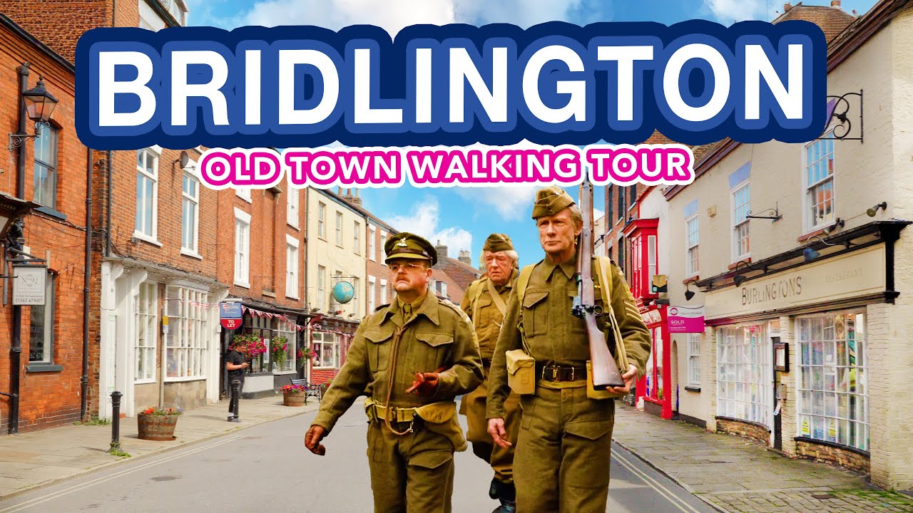 BRIDLINGTON OLD TOWN | Tour of the CHARMING Old Town in Bridlington [Filmed in 4k]