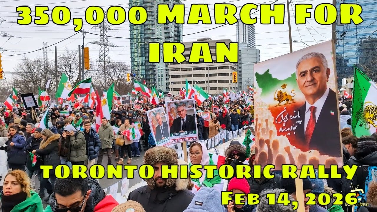 Historic 350,000 Rally: The Day Toronto Marched for Iran