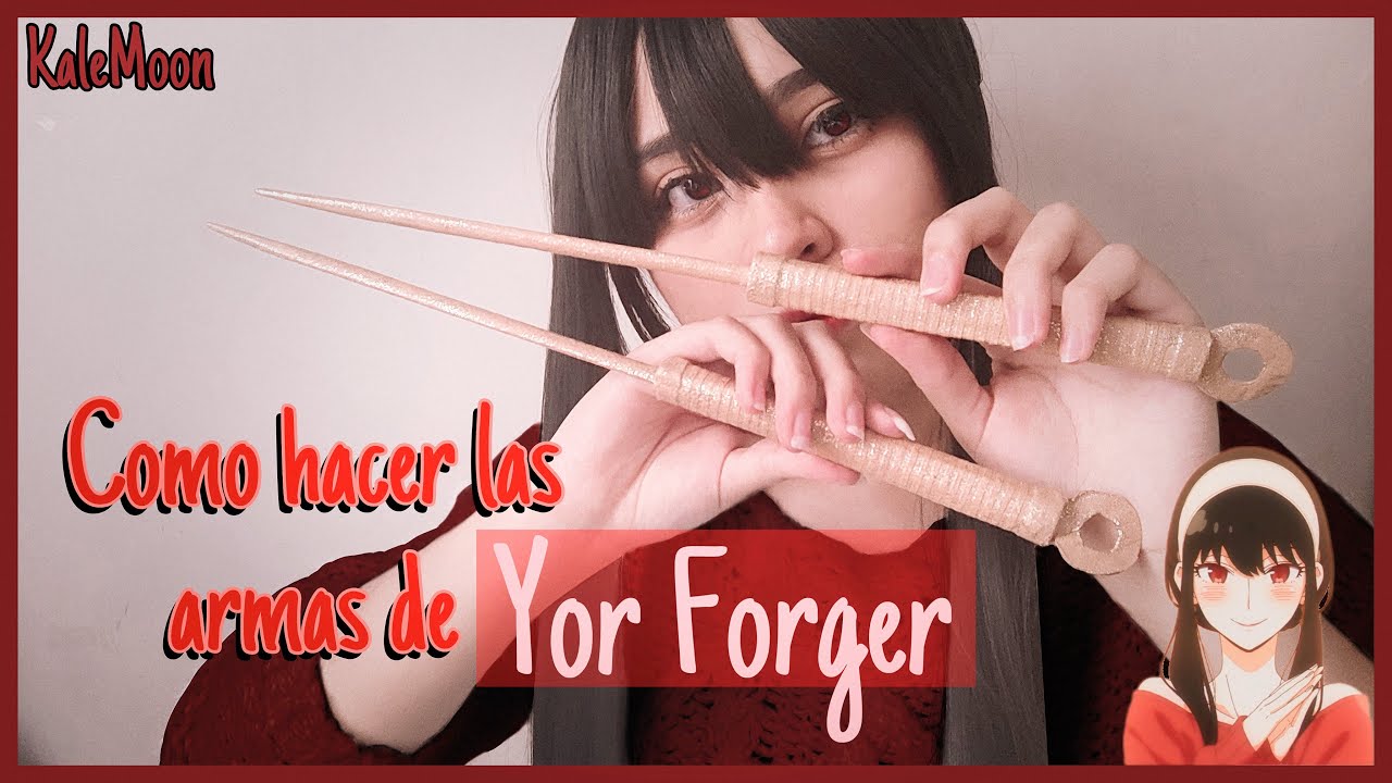 Cómo hacer las Armas de Yor Forger ( Spy x family ) - manualidades anime