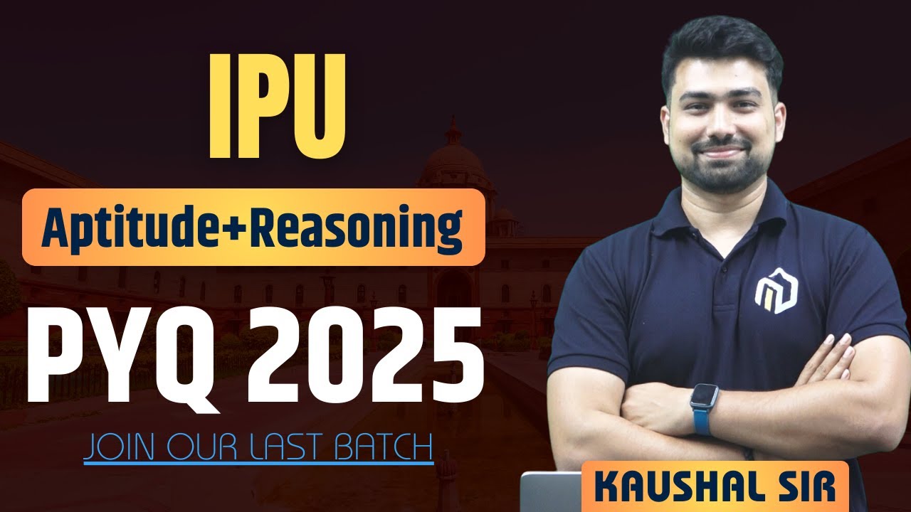 IPU LEET PYQ 2025 (Aptitude+Reasoning) Question Discussion || BEST LEET COACHINGH IN DELHI || JOIN