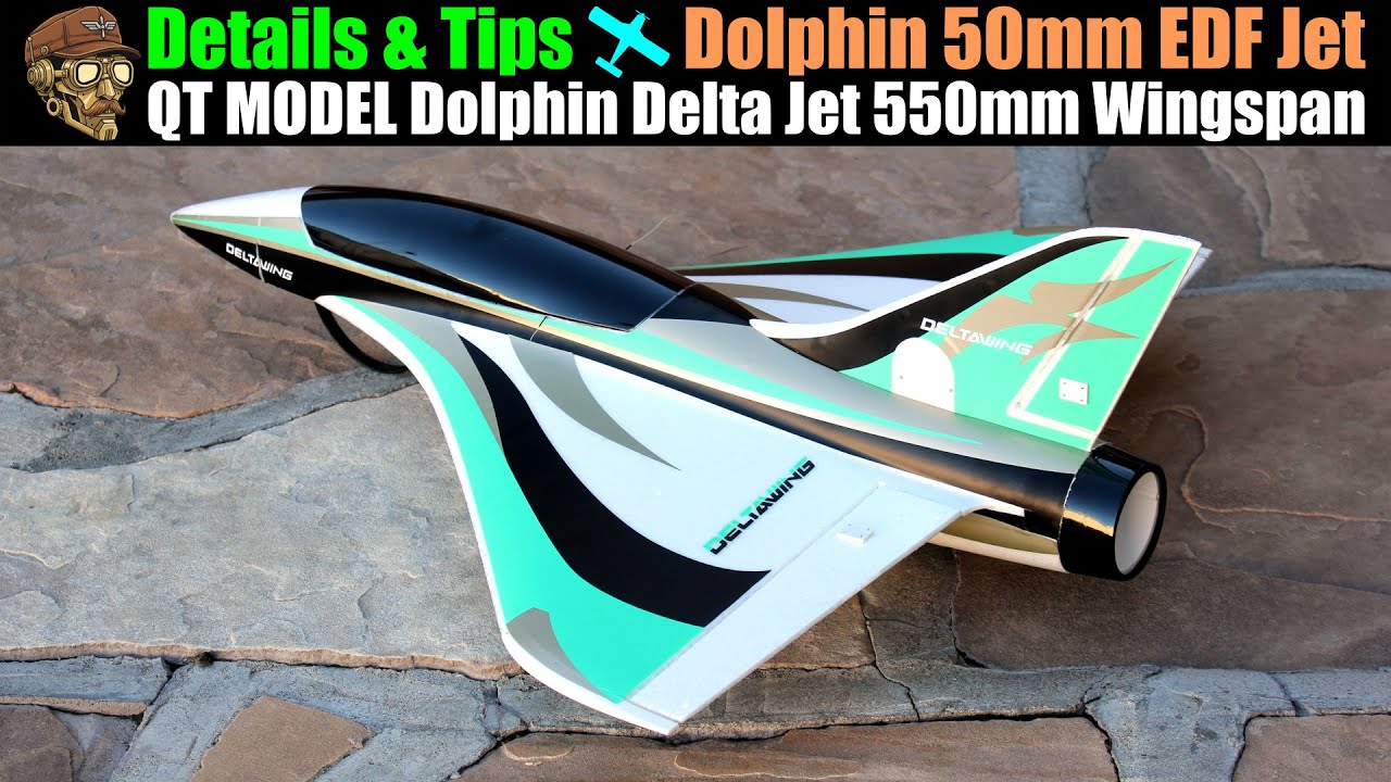Details & Tips! Less Than $120! Dolphin DeltaWing 50mm EDF Jet 550mm PNP