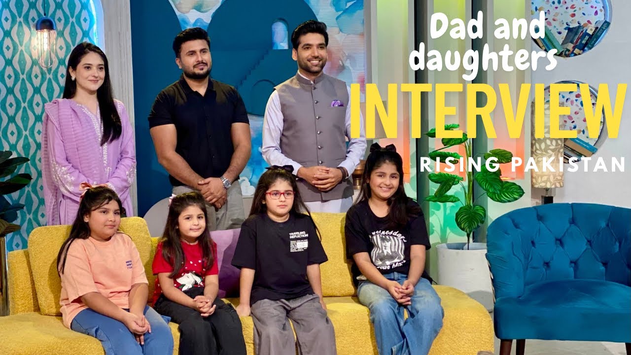 Dad and daughters interview at ptv home rising pakistan 