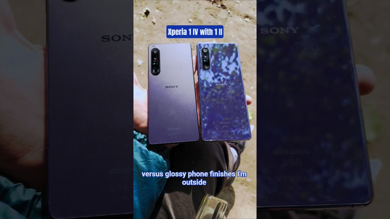 Xperia 1 IV с Xperia 1 II 