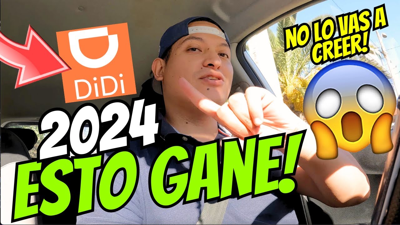 TRABAJE CON DIDI TODO UN DIA - ESTO GANE!