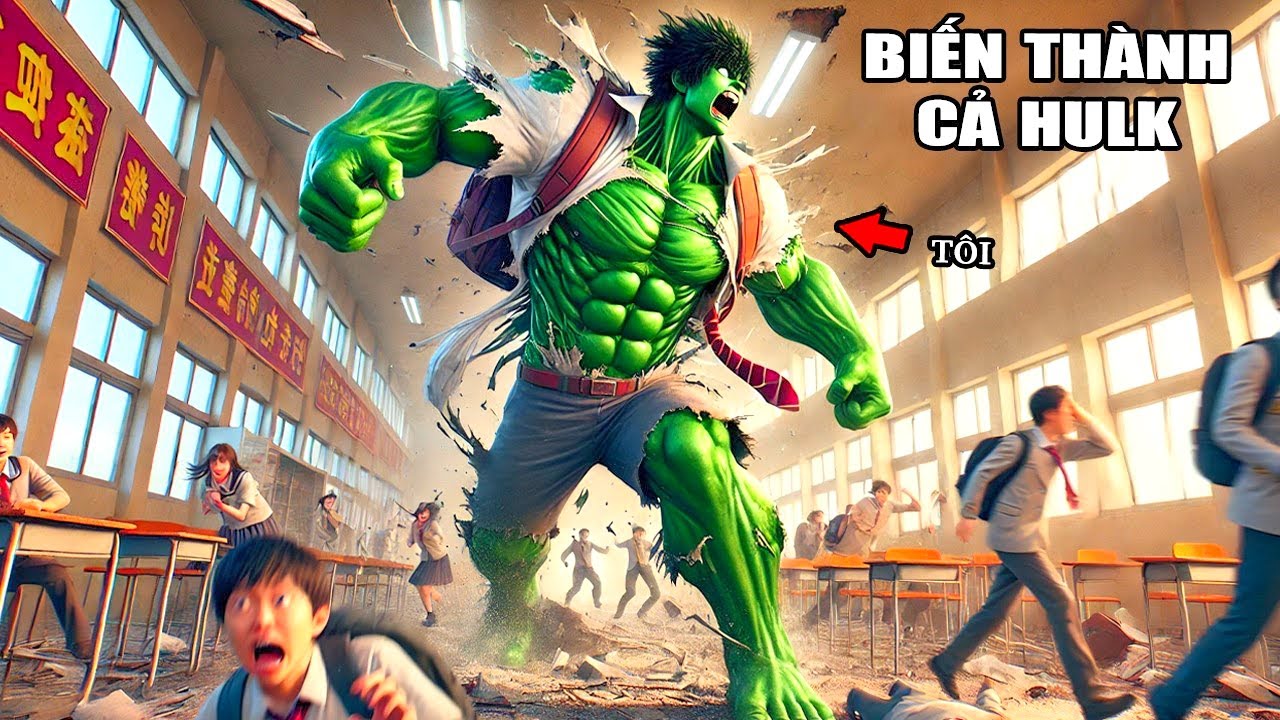 ĐÂY LÀ CÁCH ĐỂ TÔI LÀM TRÙM TRƯỜNG | BIẾN THÀNH CẢ HULK !!! Bad Guys At School