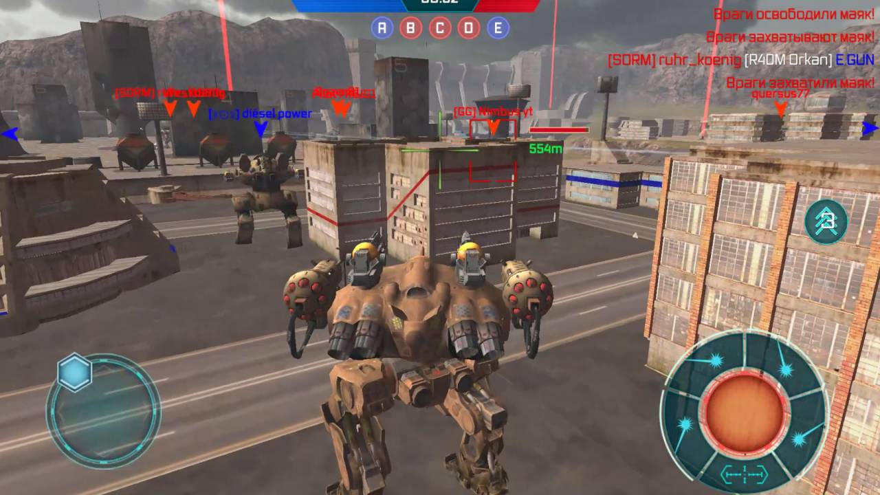 War Robots с BogDAN yA - 5 роботов в деле=)