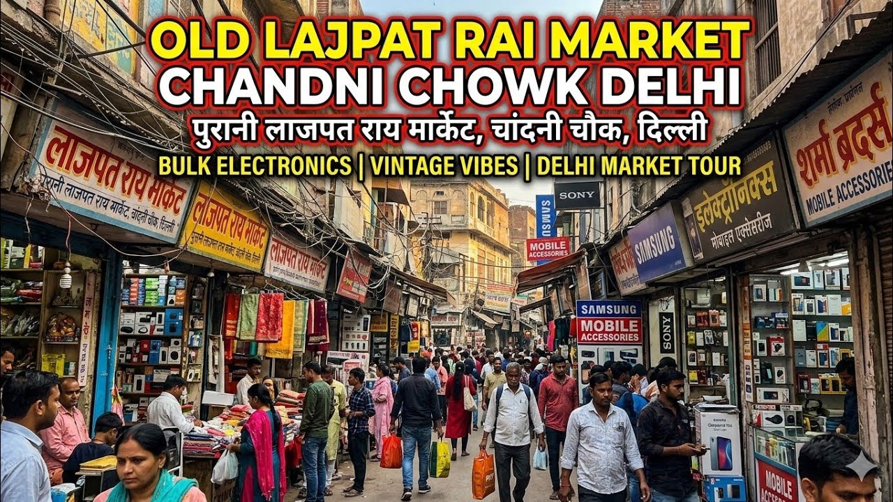 Lajpat rai market near chandni chok dehli #travel 