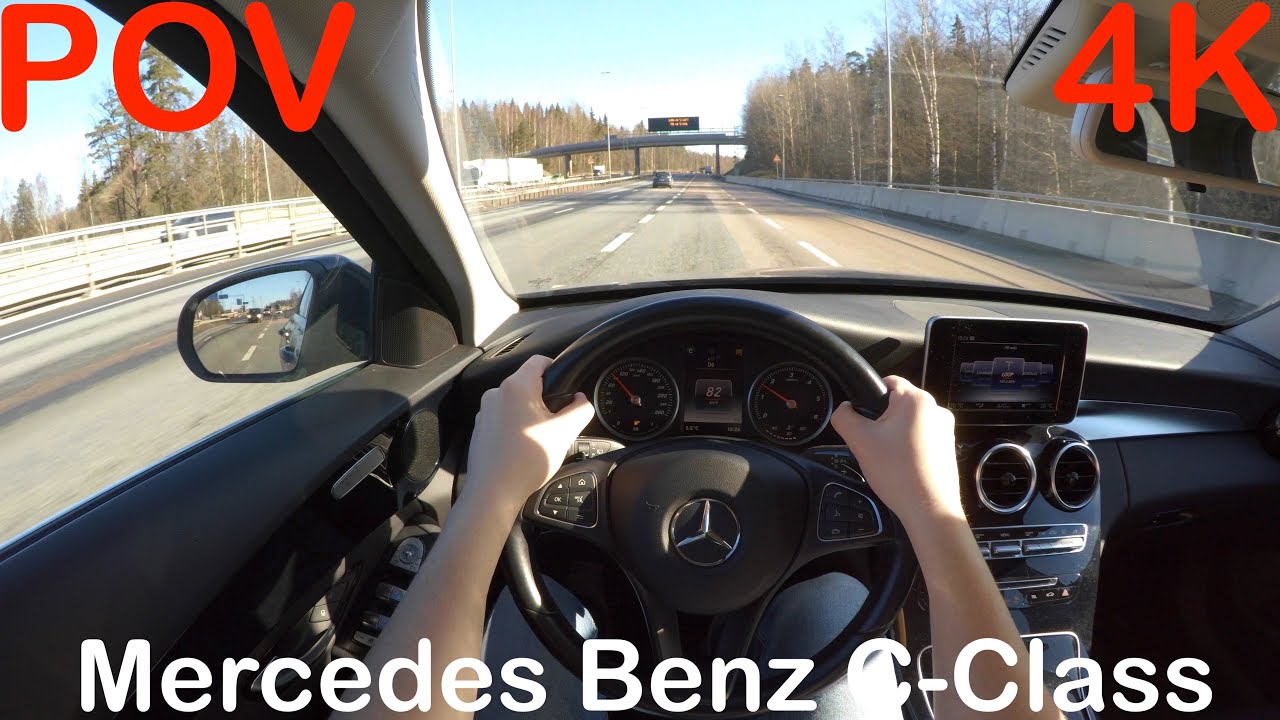 4K POV 2018 Mercedes Benz C-Class 180d Drive - PointOfViewCars