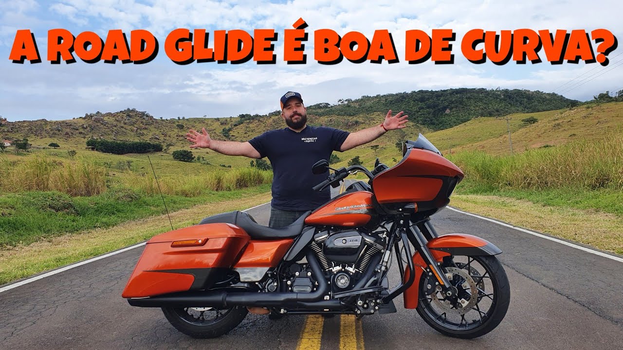 A Road Glide é boa de curvas? #harleydavidson #roadglidespecial