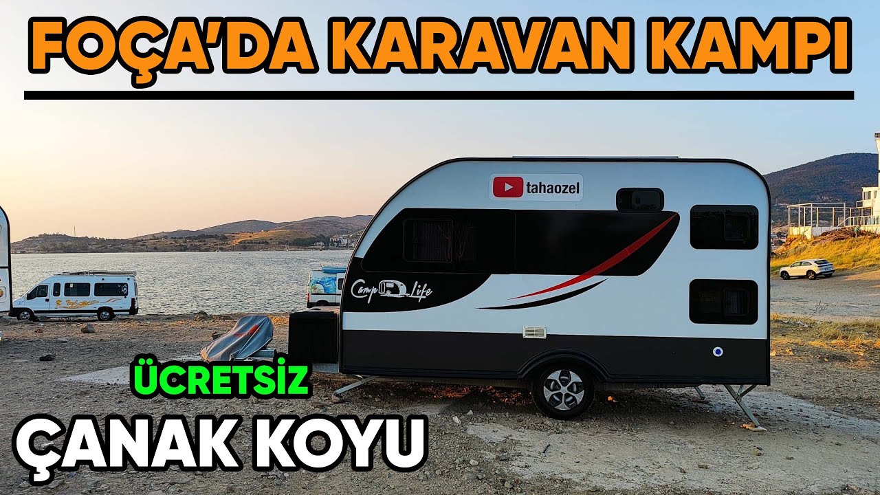 Foça Çanak Koyu'nda Karavan Kampı | Temmuz 2024