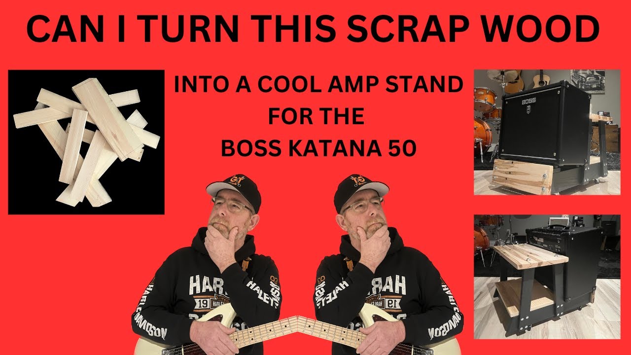 How To Build A Cool Boss Katana Amp Stand Out Of Scrap Wood