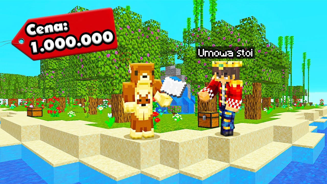 ELVISOO CHCE KUPIĆ MOJĄ WYSPĘ za 1.000.000 zł w Minecraft!