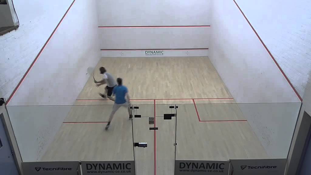 Norfolk squash EATSC Tim Dixon v David Gouldby game 1