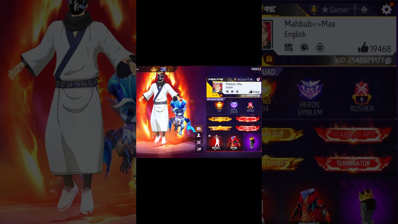 This FF ID level is absolutely insane 🤯🔥