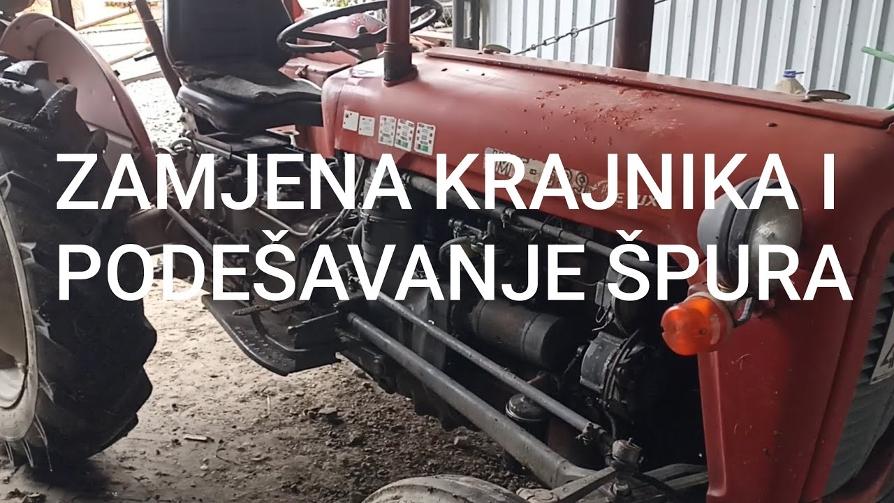 Zamjena krajnika i podešavanje špura IMT 539