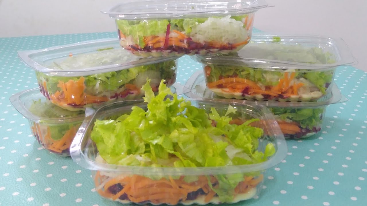 SALADA QUE DURA 5 DIAS SALADA PRA SEMANA TODA! ECONOMIZE SEU TEMPO! receita fácil