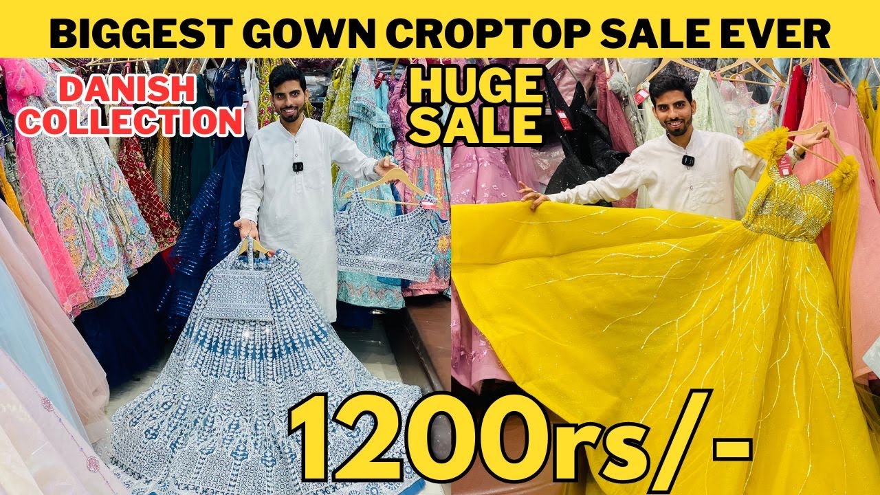 💥Diwali Sale💥 Party Wear Gown Wholesale Market In Delhi | Ball gowns in Chandni Chowk