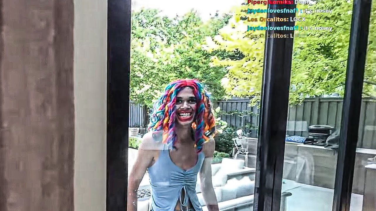 she broke in..