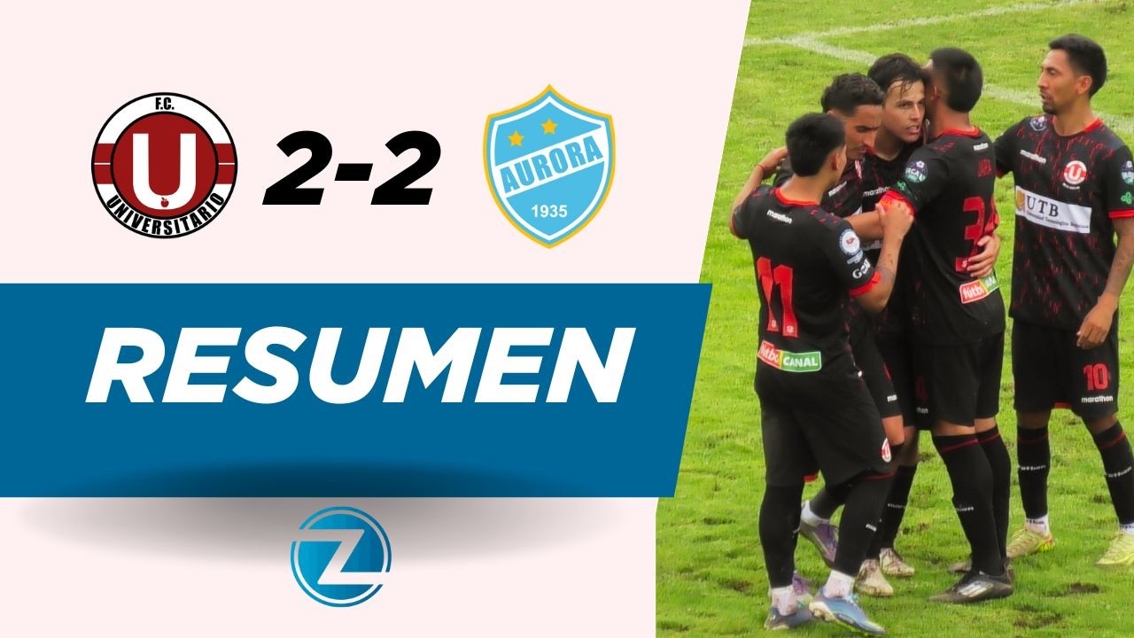 RESUMEN FC Universitario2️⃣🆚2️⃣Aurora 31-01-2026 #zoomdeportivo #udevinto