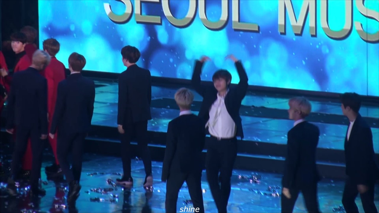 170119 서울가요대상 방탄소년단 BTS 포토타임+마지막단체인사(feat.구오즈) fancam